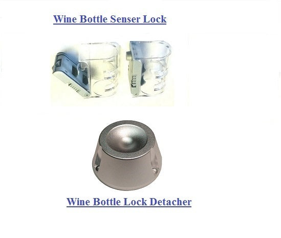 Wine Bottle Locks | Security Tag Cap - RF Checkpoint Compatible - 50 units
