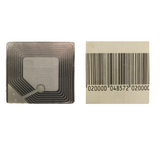 Security 40mm x 40mm Barcode Style Soft Labels RF 8.2 Mhz Frequency - 2,000 Labels / Order