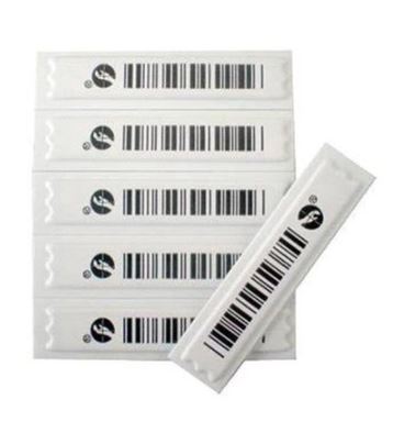 2000 x AM 58 KHz Soft Sensor Label/Tag to work with Retail Store EAS Security System