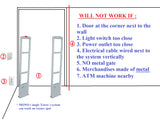 Standalone Store Entrance Security System - Dual Antenna - RF Frequency